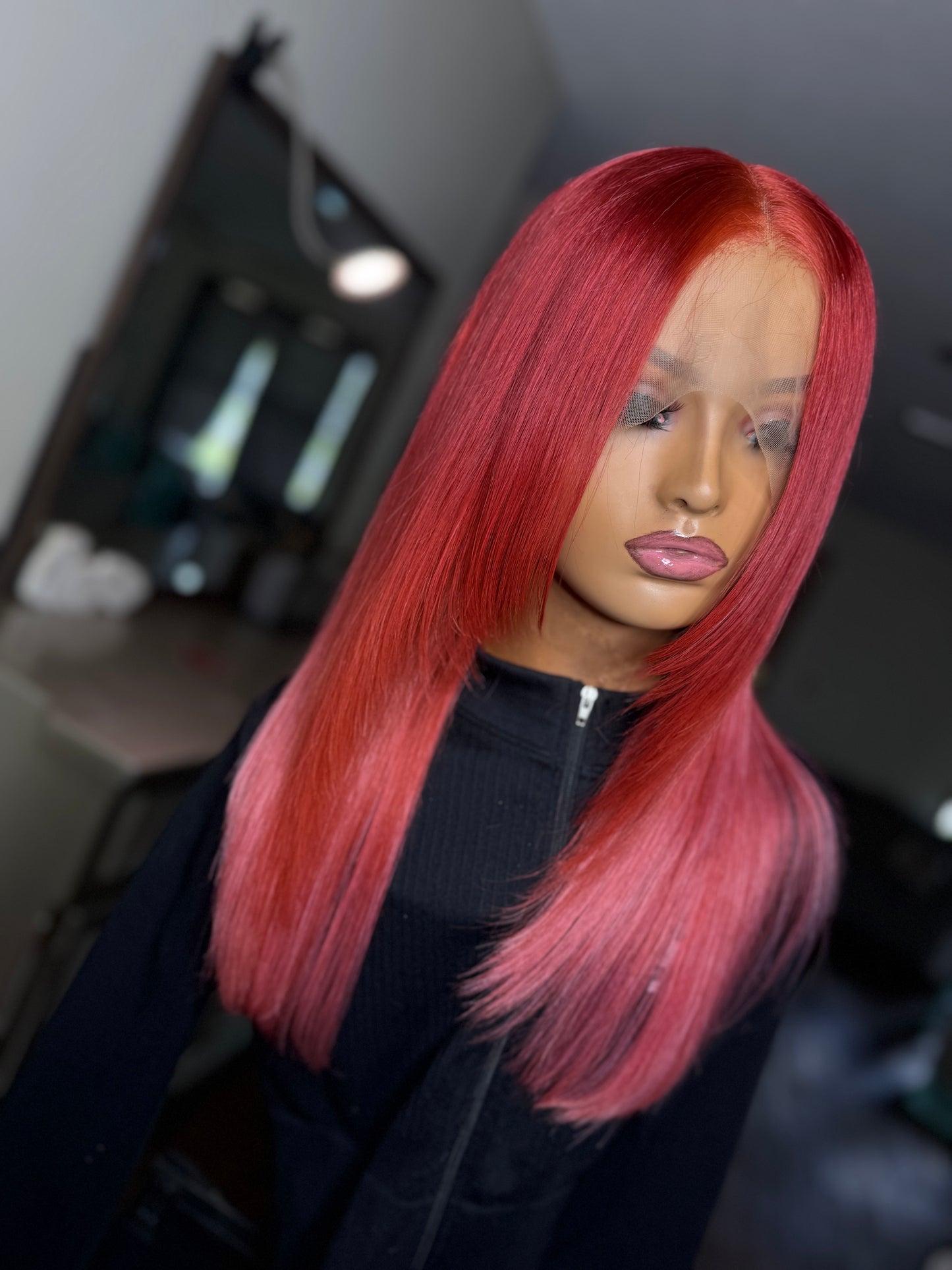 22” ombré frontal wig