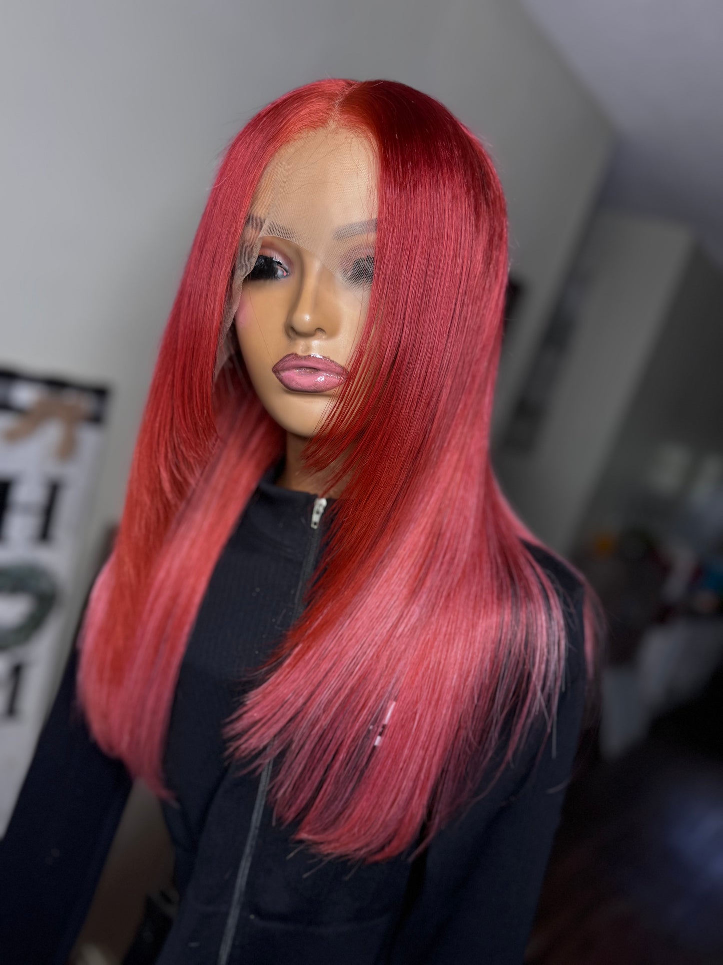 22” ombré frontal wig