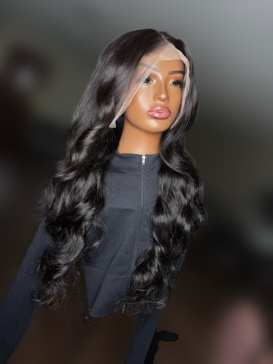 30” body wave frontal wig